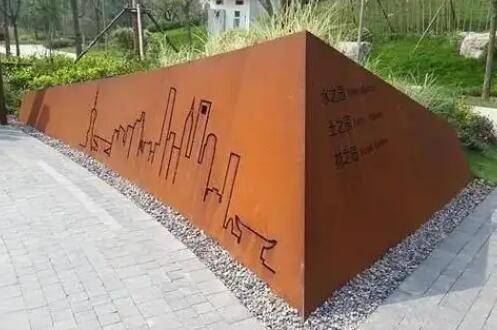 湛江耐候钢挡土墙
